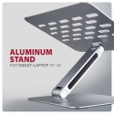 STND-LQ Podstawa do laptopów aluminiowa 10-16" cali, regulowane kąty nachylenia