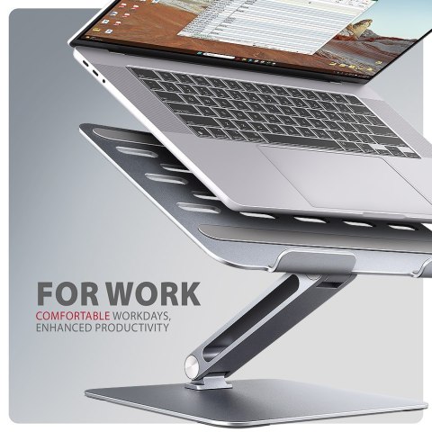 STND-LQ Podstawa do laptopów aluminiowa 10-16" cali, regulowane kąty nachylenia STND-LQ Podstawa do laptopów aluminiowa 10-16" cali, regulowane kąty nachylenia