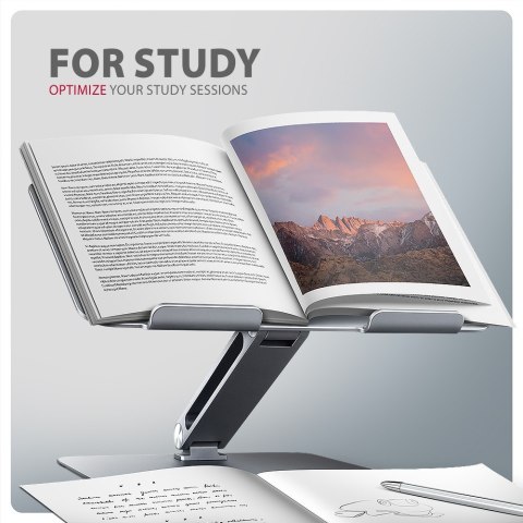 STND-LQ Podstawa do laptopów aluminiowa 10-16" cali, regulowane kąty nachylenia STND-LQ Podstawa do laptopów aluminiowa 10-16" cali, regulowane kąty nachylenia
