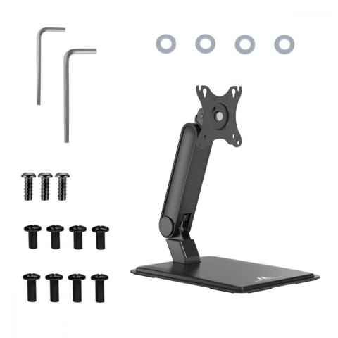 Uchwyt do monitora dotykowego MC-989 max 8kg VESA 75x75/100x100, 17-32 cale wolnostojący z podstawą Uchwyt do monitora dotykowego MC-989 max 8kg VESA 75x75/100x100, 17-32 cale wolnostojący z podstawą