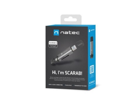 Czytnik kart Scarab 3 USB A/C SD/MICRO USB 3.1 Gen 11 Czytnik kart Scarab 3 USB A/C SD/MICRO USB 3.1 Gen 11