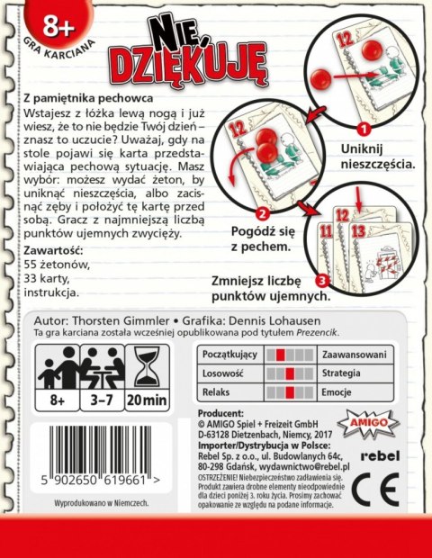 Gra Nie, dziękuję Gra Nie, dziękuję