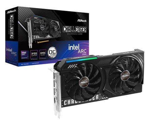 Karta graficzna B580 CHALLENGER 12G OC GDDR6 192bit 3DP/HDMI Karta graficzna B580 CHALLENGER 12G OC GDDR6 192bit 3DP/HDMI