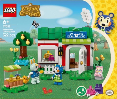 Klocki Animal Crossing 77055 Able Sisters i sklep odzieżowy Klocki Animal Crossing 77055 Able Sisters i sklep odzieżowy