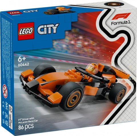 Klocki City 60442 F1 Kierowca i bolid McLaren Klocki City 60442 F1 Kierowca i bolid McLaren