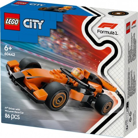 Klocki City 60442 F1 Kierowca i bolid McLaren Klocki City 60442 F1 Kierowca i bolid McLaren