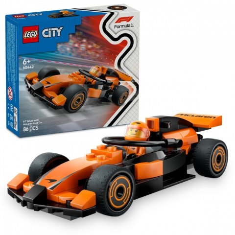 Klocki City 60442 F1 Kierowca i bolid McLaren Klocki City 60442 F1 Kierowca i bolid McLaren