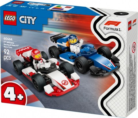 Klocki City 60464 F1 Bolidy Williams Racing i Haas F1 Klocki City 60464 F1 Bolidy Williams Racing i Haas F1