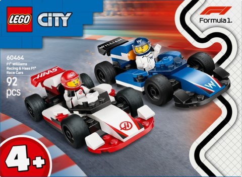 Klocki City 60464 F1 Bolidy Williams Racing i Haas F1 Klocki City 60464 F1 Bolidy Williams Racing i Haas F1