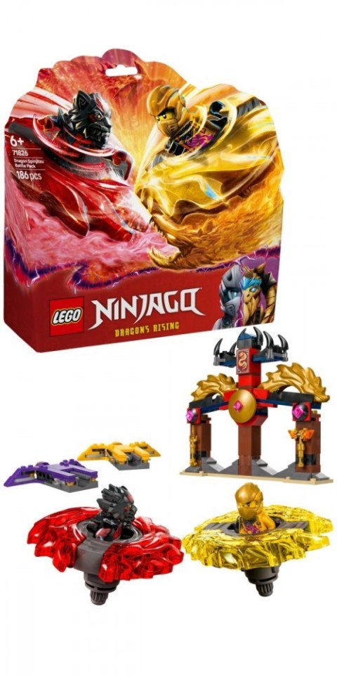 Klocki Ninjago 71826 Smocze Spinjitzu - zestaw bitewny Klocki Ninjago 71826 Smocze Spinjitzu - zestaw bitewny