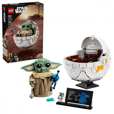 Klocki Star Wars 75403 Grogu w wózku Klocki Star Wars 75403 Grogu w wózku