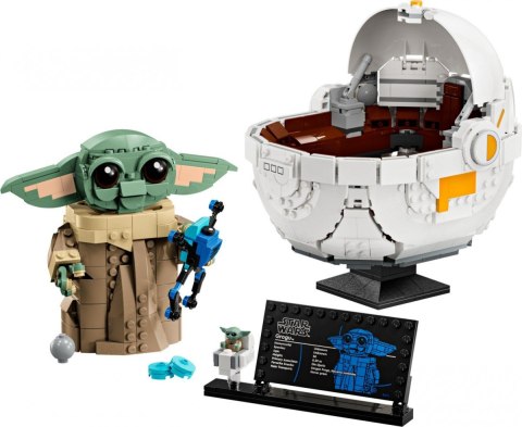 Klocki Star Wars 75403 Grogu w wózku Klocki Star Wars 75403 Grogu w wózku