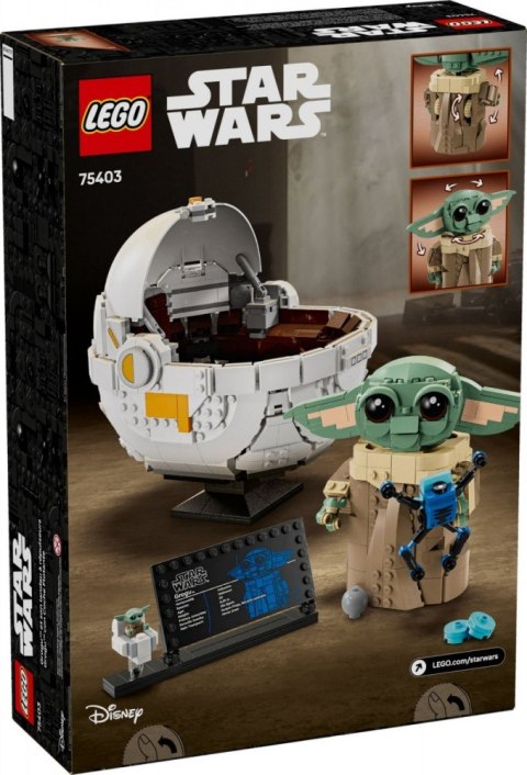 Klocki Star Wars 75403 Grogu w wózku Klocki Star Wars 75403 Grogu w wózku