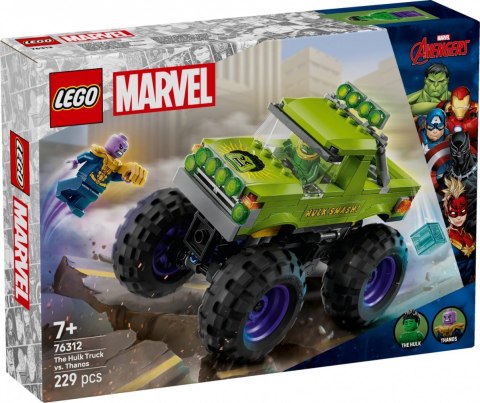 Klocki Super Heroes 76312 Monster truck Hulka kontra Thanos Klocki Super Heroes 76312 Monster truck Hulka kontra Thanos