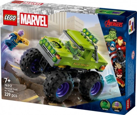 Klocki Super Heroes 76312 Monster truck Hulka kontra Thanos Klocki Super Heroes 76312 Monster truck Hulka kontra Thanos