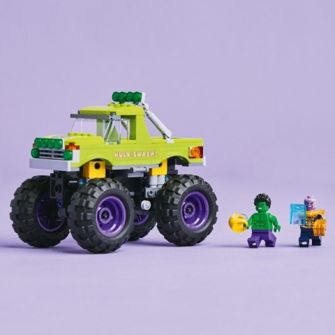 Klocki Super Heroes 76312 Monster truck Hulka kontra Thanos Klocki Super Heroes 76312 Monster truck Hulka kontra Thanos