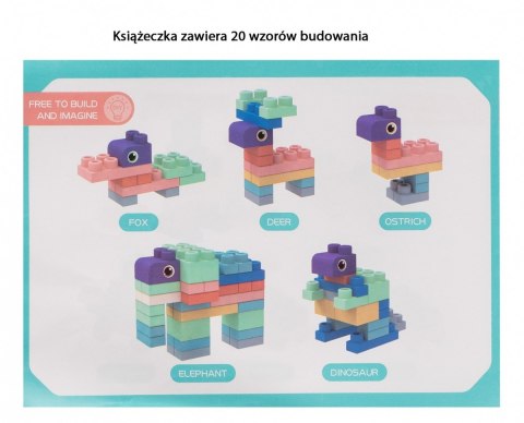 Klocki miękkie 80 elementów Klocki miękkie 80 elementów