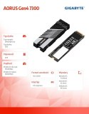 Dysk SSD AORUS NVMe Gen4 2TB M.2 2280 9JS18N200-00-G10