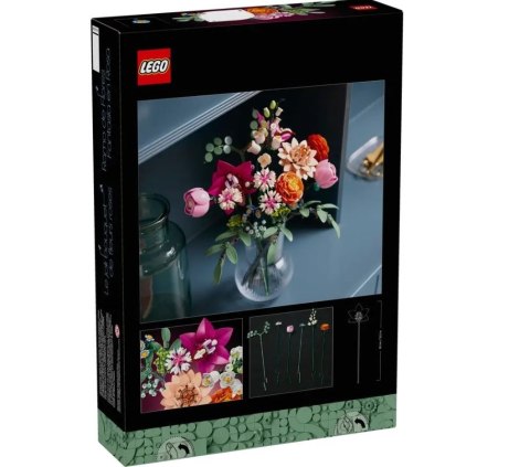 Klocki Botanicals 10342 Piękny bukiet różowych kwiatów Klocki Botanicals 10342 Piękny bukiet różowych kwiatów