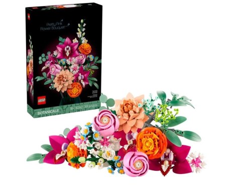 Klocki Botanicals 10342 Piękny bukiet różowych kwiatów Klocki Botanicals 10342 Piękny bukiet różowych kwiatów