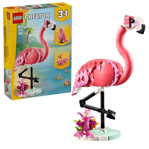 Klocki Creator 31170 Dzikie zwierzęta: różowy flaming Klocki Creator 31170 Dzikie zwierzęta: różowy flaming