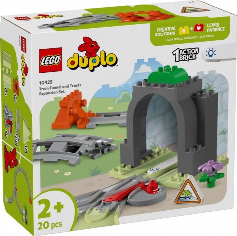 Klocki DUPLO 10425 Tunel i tory kolejowe - zestaw rozszerzający Klocki DUPLO 10425 Tunel i tory kolejowe - zestaw rozszerzający
