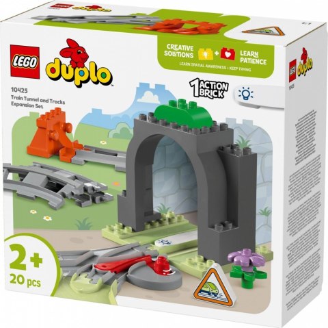 Klocki DUPLO 10425 Tunel i tory kolejowe - zestaw rozszerzający Klocki DUPLO 10425 Tunel i tory kolejowe - zestaw rozszerzający