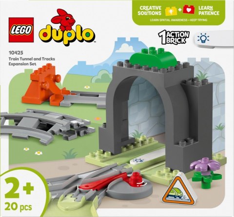 Klocki DUPLO 10425 Tunel i tory kolejowe - zestaw rozszerzający Klocki DUPLO 10425 Tunel i tory kolejowe - zestaw rozszerzający
