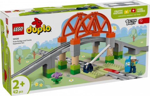 Klocki DUPLO 10426 Most i tory kolejowe - zestaw rozszerzający Klocki DUPLO 10426 Most i tory kolejowe - zestaw rozszerzający