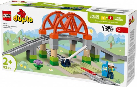 Klocki DUPLO 10426 Most i tory kolejowe - zestaw rozszerzający Klocki DUPLO 10426 Most i tory kolejowe - zestaw rozszerzający