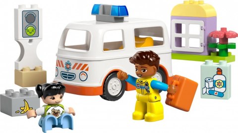 Klocki DUPLO 10447 Karetka z kierowcą Klocki DUPLO 10447 Karetka z kierowcą