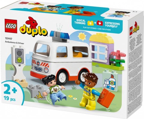 Klocki DUPLO 10447 Karetka z kierowcą Klocki DUPLO 10447 Karetka z kierowcą