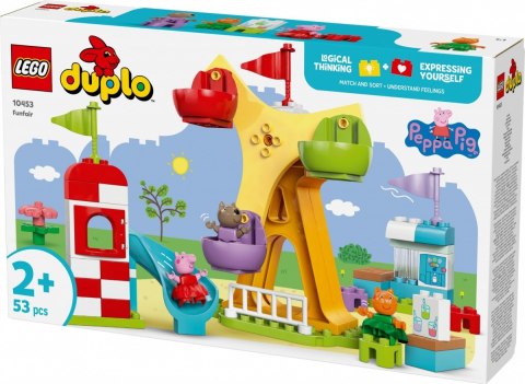 Klocki DUPLO Peppa Pig 10453 Wesołe miasteczko Klocki DUPLO Peppa Pig 10453 Wesołe miasteczko