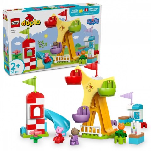 Klocki DUPLO Peppa Pig 10453 Wesołe miasteczko Klocki DUPLO Peppa Pig 10453 Wesołe miasteczko