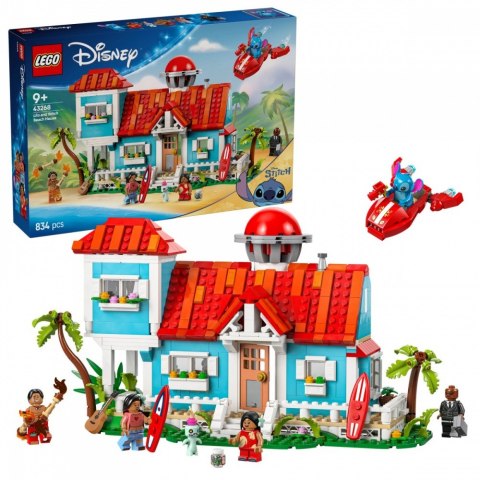 Klocki Disney 43268 Domek na plaży Lilo i Stitcha Klocki Disney 43268 Domek na plaży Lilo i Stitcha