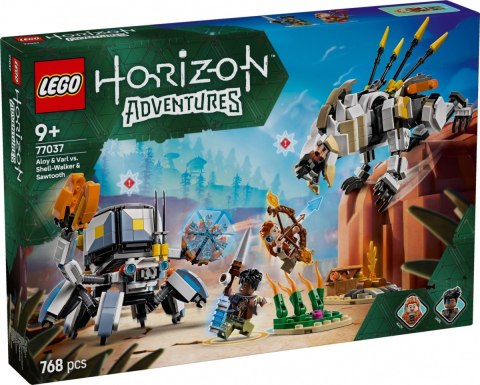 Klocki Horizon 77037 Aloy i Varl kontra krabołaz i piłoząb Klocki Horizon 77037 Aloy i Varl kontra krabołaz i piłoząb