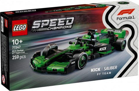 Klocki Speed Champions 77247 Bolid F1 KICK Sauber Team C44 Klocki Speed Champions 77247 Bolid F1 KICK Sauber Team C44