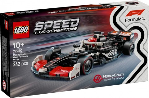 Klocki Speed Champions 77250 Bolid F1 MoneyGram Haas Team VF-24 Klocki Speed Champions 77250 Bolid F1 MoneyGram Haas Team VF-24