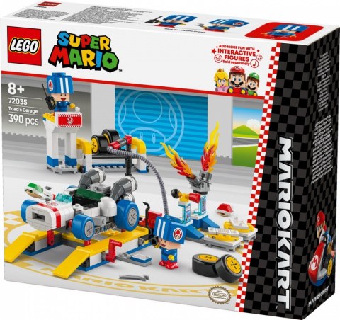 Klocki Super Mario 72035 Mario Kart - Toad i jego garaż Klocki Super Mario 72035 Mario Kart - Toad i jego garaż