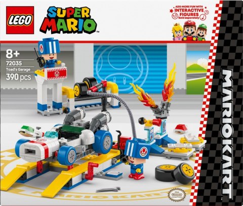 Klocki Super Mario 72035 Mario Kart - Toad i jego garaż Klocki Super Mario 72035 Mario Kart - Toad i jego garaż