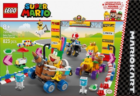 Klocki Super Mario 72036 Mario Kart - Zestaw Baby Peach i Grand Prix Klocki Super Mario 72036 Mario Kart - Zestaw Baby Peach i Grand Prix