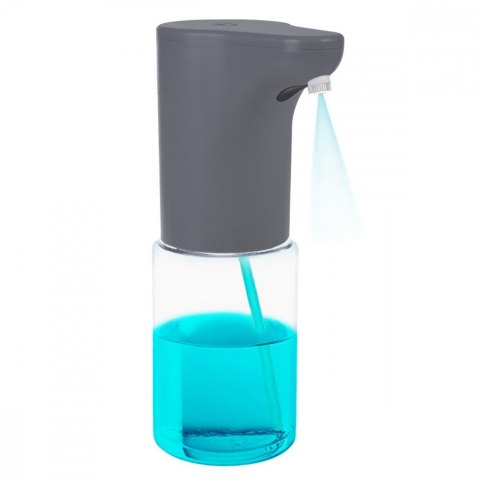 Bezdotykowy dozownik mydła, PR-540 GR Szary 300 ml, do środka do dezynfekcji, IPX4 Bezdotykowy dozownik mydła, PR-540 GR Szary 300 ml, do środka do dezynfekcji, IPX4