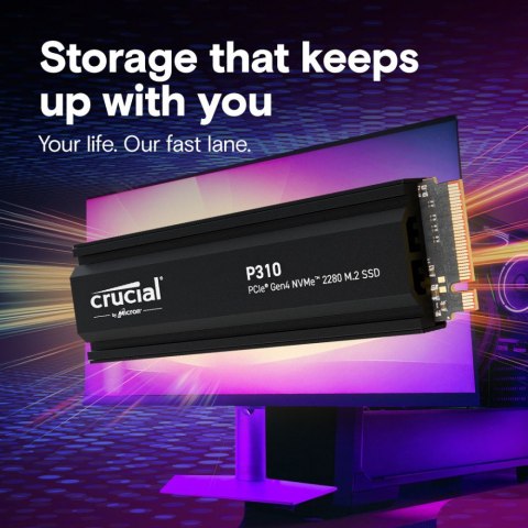 Dysk SSD P310 2TB M.2 NVMe PCIe 4.0 2280 radiator Dysk SSD P310 2TB M.2 NVMe PCIe 4.0 2280 radiator