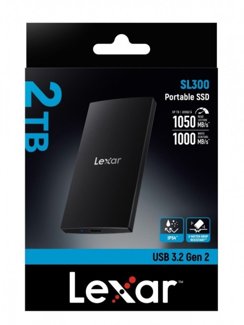 Dysk SSD SL300 2TB USB 3.2 Gen2 1050/1000MB/s Dysk SSD SL300 2TB USB 3.2 Gen2 1050/1000MB/s