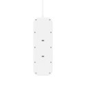 Listwa przeciwprzepięciowa SurgePlus 8x schuko 1xUSB-A 1xUSB-C 900J 2m