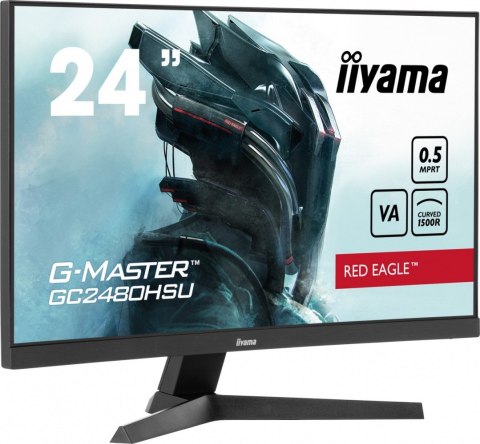 Monitor 24 cale GC2480HSU-B1,VA,180HZ,1500R,USBx2,0,5ms,300cd Monitor 24 cale GC2480HSU-B1,VA,180HZ,1500R,USBx2,0,5ms,300cd