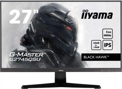 Monitor 27 cali G2745QSU-B2,IPS,QHD,100Hz,1ms,2xUSB,300cd Monitor 27 cali G2745QSU-B2,IPS,QHD,100Hz,1ms,2xUSB,300cd