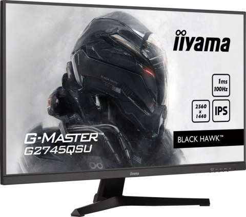 Monitor 27 cali G2745QSU-B2,IPS,QHD,100Hz,1ms,2xUSB,300cd Monitor 27 cali G2745QSU-B2,IPS,QHD,100Hz,1ms,2xUSB,300cd