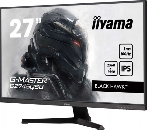 Monitor 27 cali G2745QSU-B2,IPS,QHD,100Hz,1ms,2xUSB,300cd Monitor 27 cali G2745QSU-B2,IPS,QHD,100Hz,1ms,2xUSB,300cd