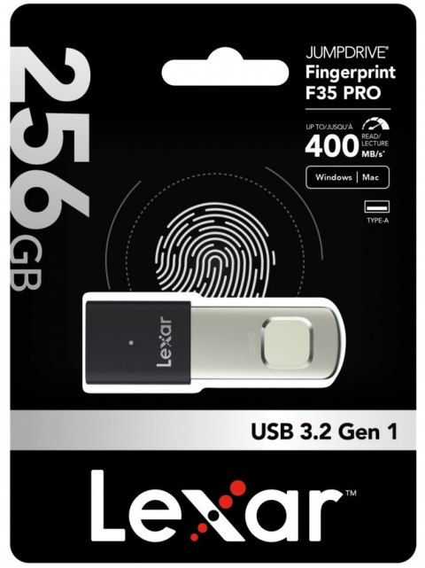 Pendrive F35pro Fingerprint 256G USB 3.2 Gen1 400/350MB/s Pendrive F35pro Fingerprint 256G USB 3.2 Gen1 400/350MB/s